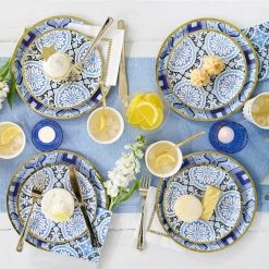 Coterie Emergency Sets Amalfi Blues Tableware Set