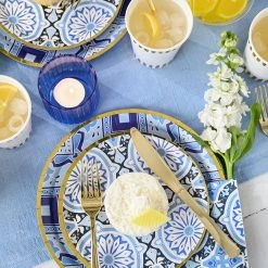 Coterie Emergency Sets Amalfi Blues Tableware Set