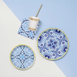 Coterie Emergency Sets Amalfi Blues Tableware Set