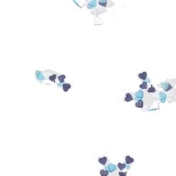 Decorations Draper James X Coterie Blue Heart Confetti