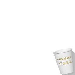 Tabletop Draper James X Coterie Good Cheer Cups (10 Per Pack)