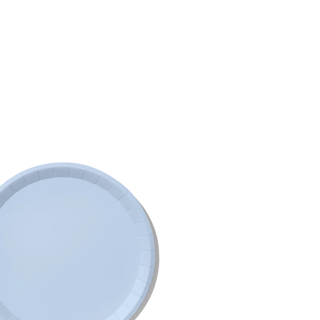 Coterie Pale Blue Classic Large Plates (10 Per Pack) Tabletop 5 Coterie Pale Blue Classic Large Plates (10 Per Pack) Tabletop