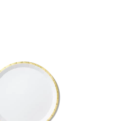 Coterie White And Gold Classic Large Plates (10 Per Pack)