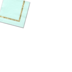 Coterie Tabletop Mint Brushstroke Cocktail Napkins (25 Per Pack)