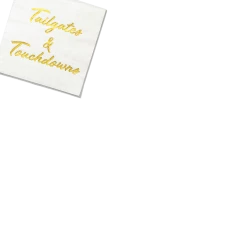 Tabletop Draper James X Coterie Tailgates & Touchdowns Cocktail Napkins (25 Per Pack)