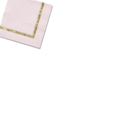 Coterie Pale Pink Brushstroke Cocktail Napkins (25 Per Pack) Tabletop