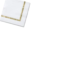 Coterie White Brushstroke Cocktail Napkins (25 Per Pack)