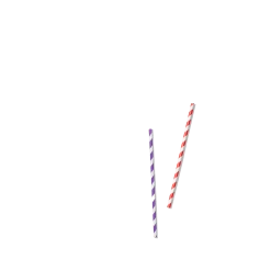 Coterie Make It Rainbow Paper Straws (25 Per Pack)