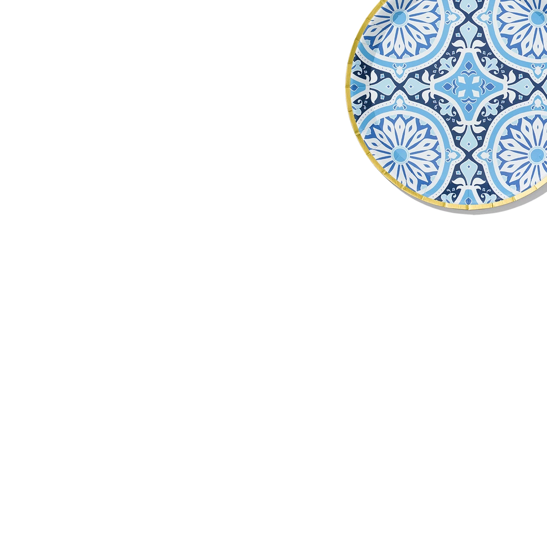 Coterie Amalfi Blues Small Plates (10 Per Pack) 4 Coterie Amalfi Blues Small Plates (10 Per Pack)