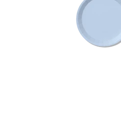 Coterie Tabletop Pale Blue Classic Small Plates (10 Per Pack)