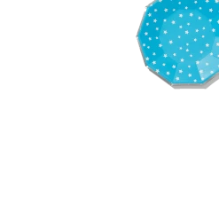 Coterie Lucky Stars Small Plates (10 Per Pack) Tabletop