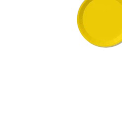 Coterie Sunshine Yellow Classic Small Plates (10 Per Pack)