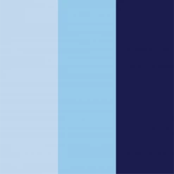 Coterie Blue Ombre Glitter Candles (12 Per Pack)