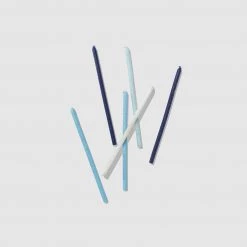 Coterie Blue Ombre Glitter Candles (12 Per Pack)