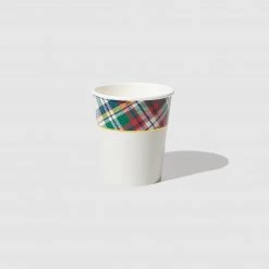 Coterie Festive Plaid Cups (10 Per Pack)