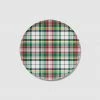 Coterie Festive Plaid Large Plates (10 Per Pack)