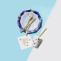 Coterie Let It Snow Small Plates (10 Per Pack)