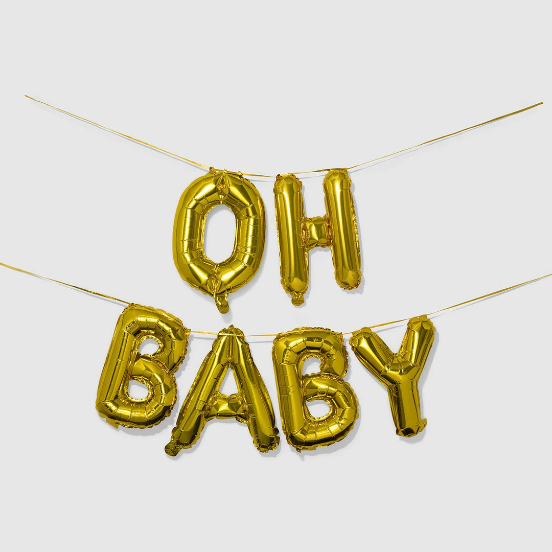 Coterie Oh Baby Balloon Banner 3 Coterie Oh Baby Balloon Banner