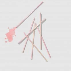 Coterie Iridescent Paper Straws (25 Per Pack) Tabletop