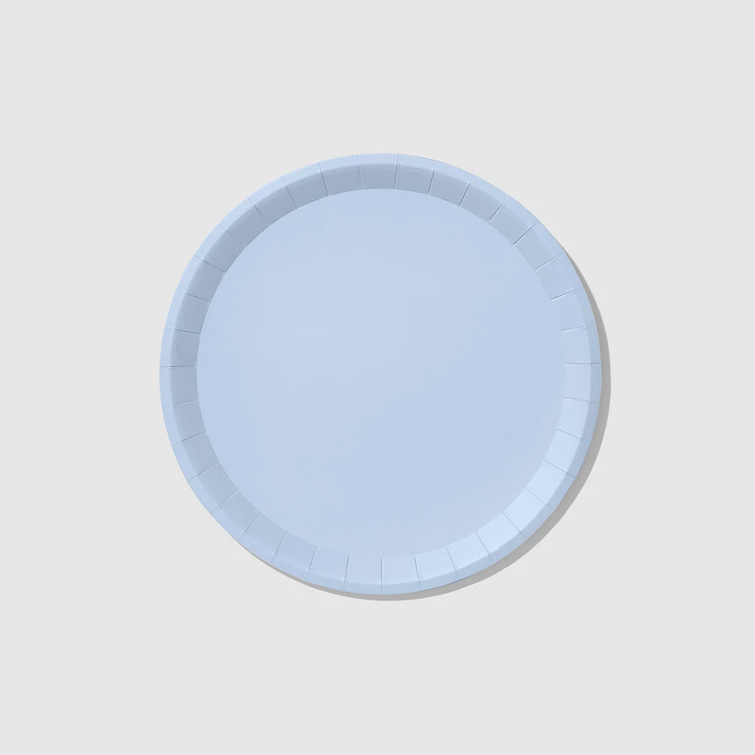 Coterie Pale Blue Classic Large Plates (10 Per Pack) Tabletop 3 Coterie Pale Blue Classic Large Plates (10 Per Pack) Tabletop