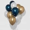 Coterie Decorations Navy And Gold Balloon Bunch