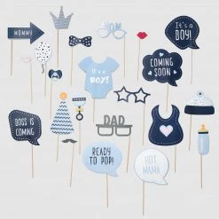 Coterie Hooray Baby Blue Photo Props Decorations
