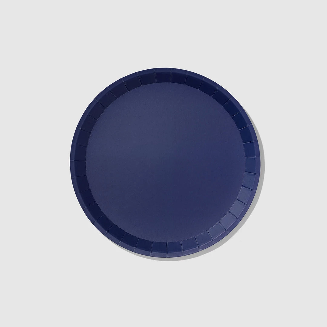 Coterie Tabletop Navy Classic Large Plates (10 Per Pack) 3 Coterie Tabletop Navy Classic Large Plates (10 Per Pack)