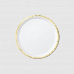 Coterie White And Gold Classic Large Plates (10 Per Pack)