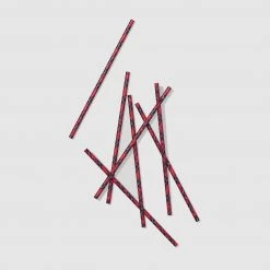 Draper James X Coterie Plaid Paper Straws (25 Per Pack) Tabletop