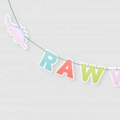 Coterie Dino-roar Banner Decorations
