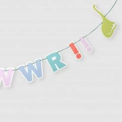 Coterie Dino-roar Banner Decorations