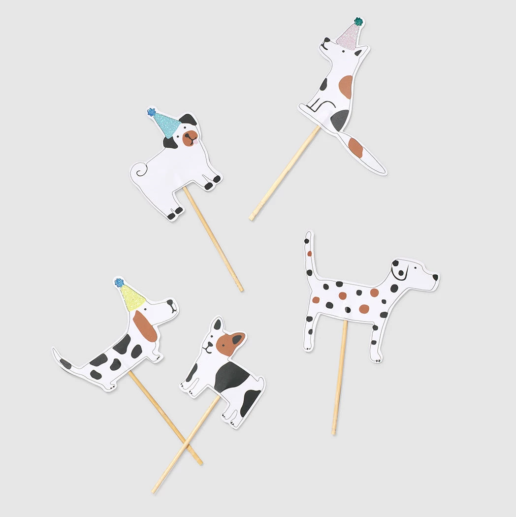 Coterie Decorations Furry Friends Mini Toppers (10 Per Pack) 3 Coterie Decorations Furry Friends Mini Toppers (10 Per Pack)