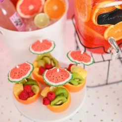 Coterie Watermelon Umbrella Toppers (25 Per Pack) Decorations