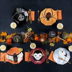 Coterie Halloween Frights Large Plates Tabletop