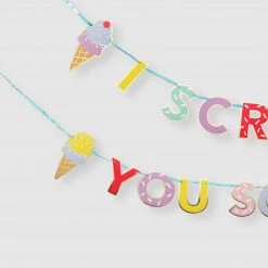 Coterie I Scream You Scream Banner Decorations