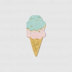 Coterie Ice Cream Cone Napkins (25 Per Pack)