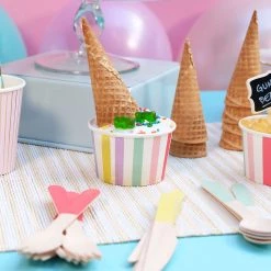 Coterie Tricolore Wooden Cutlery Set (30 Per Pack) Tabletop