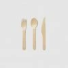 Coterie Wooden Cutlery Set (30 Per Pack)