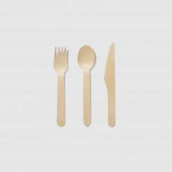 Coterie Wooden Cutlery Set (30 Per Pack)