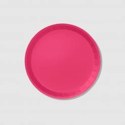 Coterie Hot Pink Classic Large Plates (10 Per Pack) Tabletop
