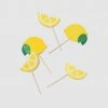 Coterie Decorations Lemon Mini Toppers (10 Per Pack)