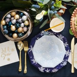 Coterie Let It Snow Small Plates (10 Per Pack)