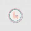 Coterie Happy Llama Small Plates (10 Per Pack)