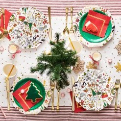 Coterie North Pole Large Plates (10 Per Pack)