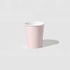 Coterie Best Sellers Pale Pink Pinstripe Cups (10 Per Pack)