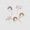 New Arrivals Coterie X Sparkella Rainbow Toppers (10 Per Pack)
