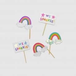 New Arrivals Coterie X Sparkella Rainbow Toppers (10 Per Pack)