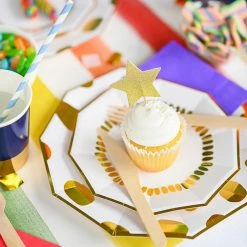 Coterie Navy And Gold Dip Cups (10 Per Pack) Tabletop