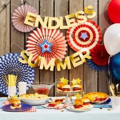 Coterie Red, White And Cool Balloon Bunch Decorations