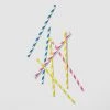Coterie Tabletop Sip Of Summer Paper Straws (25 Per Pack)